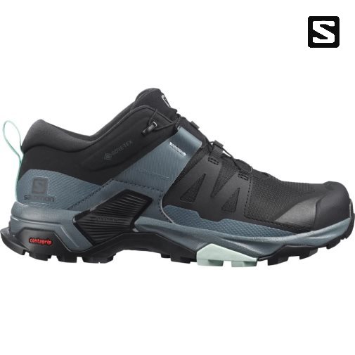 Black Salomon X Ultra 4 GTX Women's Hiking Shoes | PH 82506U